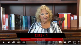 Steinger, Greene & Feiner Customer testimonial Susan B.